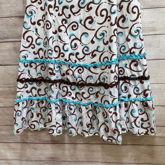 BIRCH HILL TIERED MAXI SKIRT - Picture 3 of 5